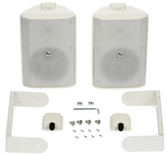 New Electro-Voice EVID-S5.2XW 5.25" IP65 70V/100V Speakers White Pair