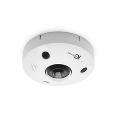 New IC Realtime IPEL-F12F-IRW2 12MP Fisheye IP Camera w/ IR & AI Indoor/Outdoor