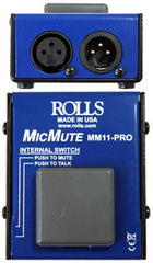 New Rolls MM11 Pro Switchable Microphone Mute with Latching & Momentary Modes