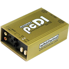 New Whirlwind pcDI 2-Ch Passive AV Direct Box w/ RCA & 1/8" Inputs, XLR Out