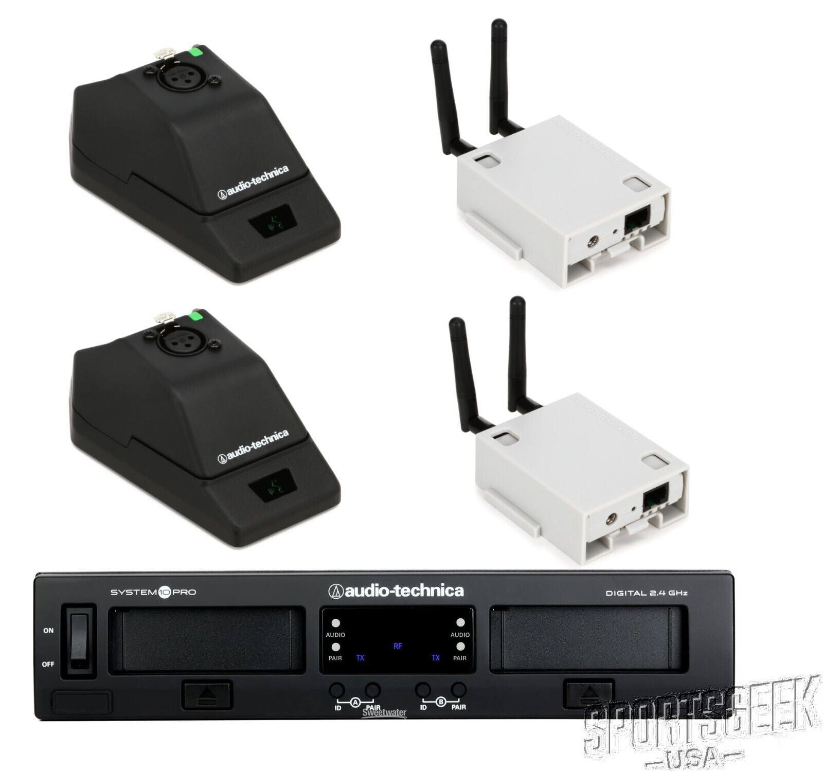 new-audio-technica-atw-1377-dual-wireless-microphone-desk-stand-system-rackmount-1