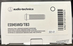 new-audio-technica-es945wo-tb3-boundary-mic-compact-omni-with-xlr-cable-white-1