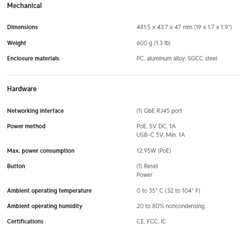 new-ubiquiti-ckg2-rm-cloud-key-gen2-rack-mount-kit-1u-front-ethernet-port-3