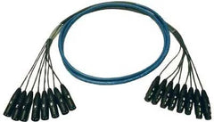 New Whirlwind MT-4-F-M-50 50' 4-Ch XLRM to XLRF Multitrack Audio Snake Cable