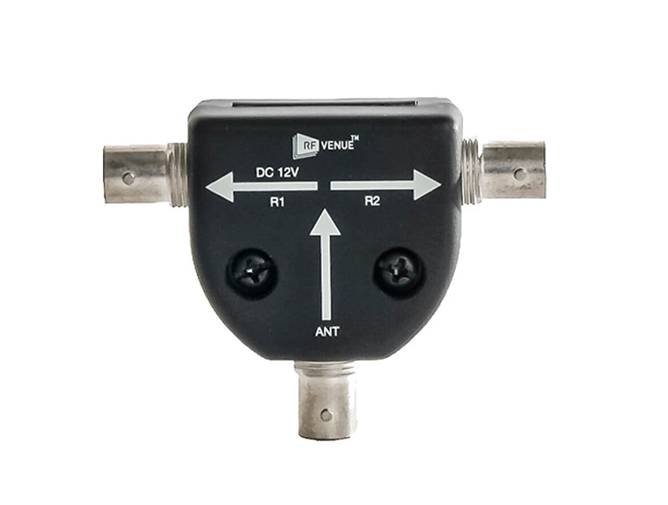 New RF Venue 2X1SPLIT RF Splitter Combiner for Wireless Mic Antenna Systems