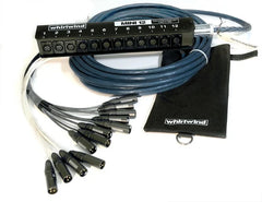 New Whirlwind MS-12-M-NR-025 25' 12-Ch Mini XLR Audio Snake