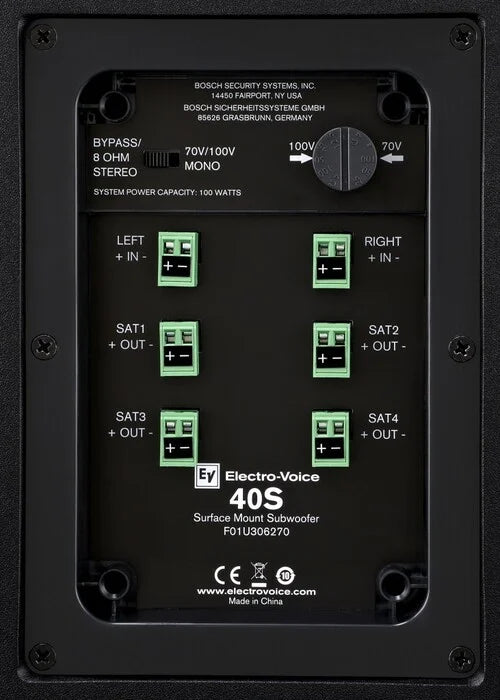 New Electro-Voice EVID-S44 Surface Speaker System Wall-Mount BGM Kit