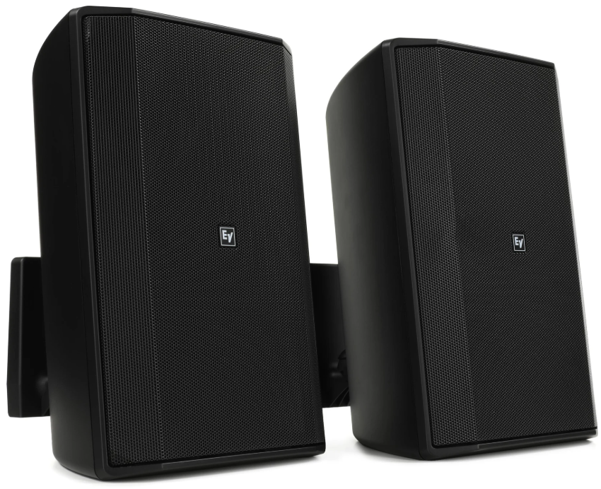 New Electro-Voice EVID-S8.2TB 8" Surface Speaker Pair Black 70V/100V 360W