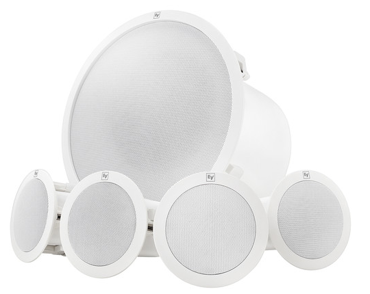 New Electro-Voice EVID-C44 Ceiling Speaker System Package with Amp & DSP