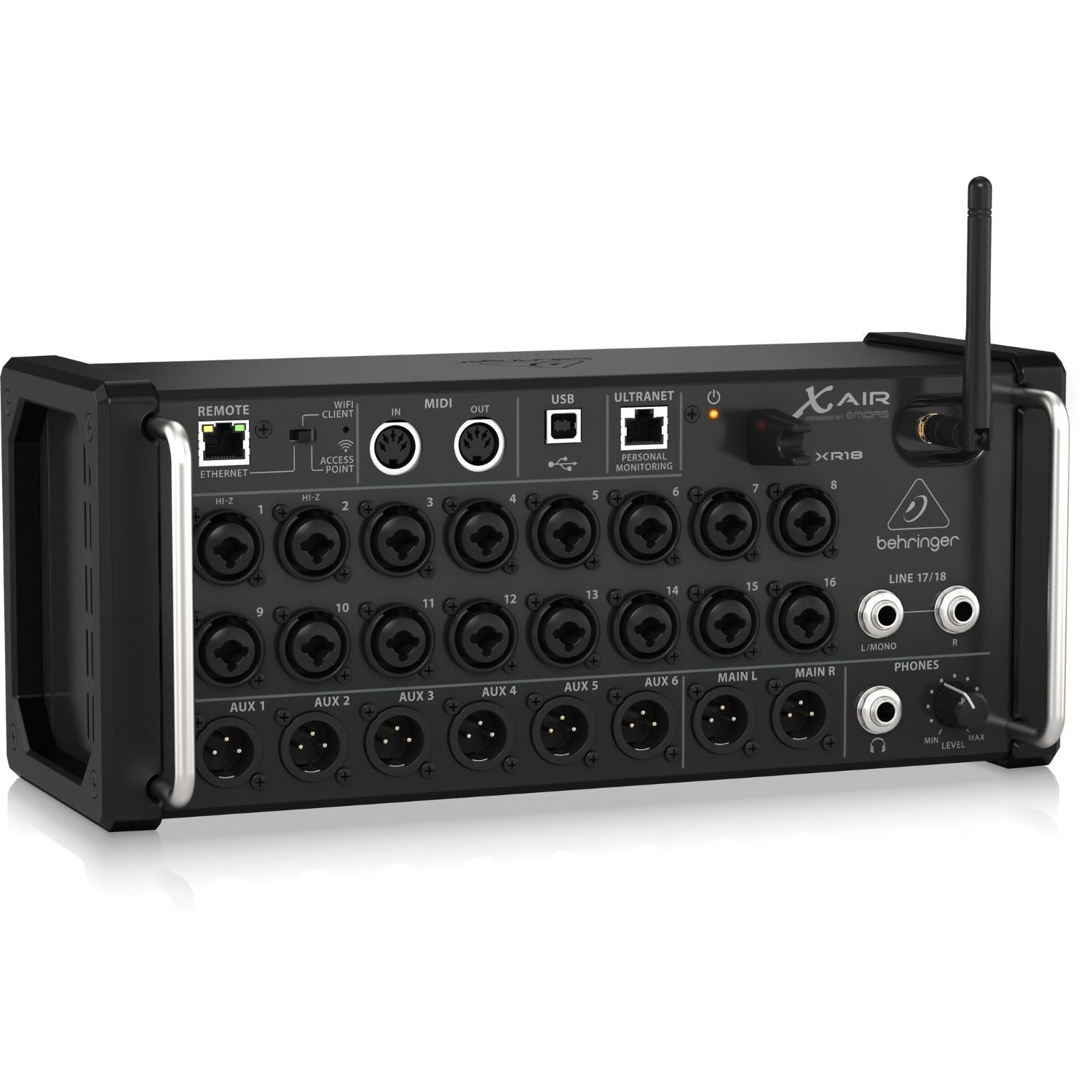 New Behringer XR18 18-Channel Digital Mixer with USB Interface & WiFi Control