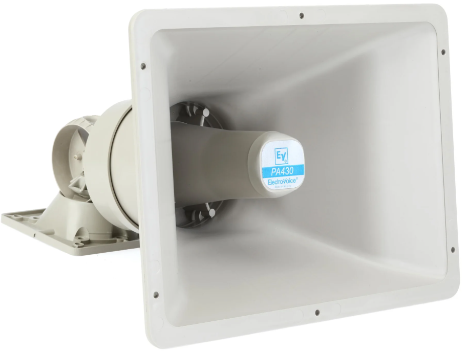 New Electro-Voice PA430 30W 60X40 Paging Horn Speaker White Wide Dispersion