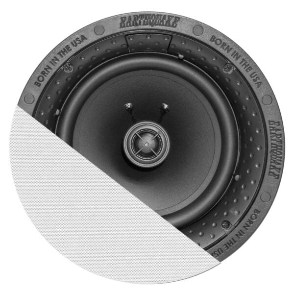 New Earthquake R650 6.5" Edgeless In-Ceiling Speaker with Magnetic Grille