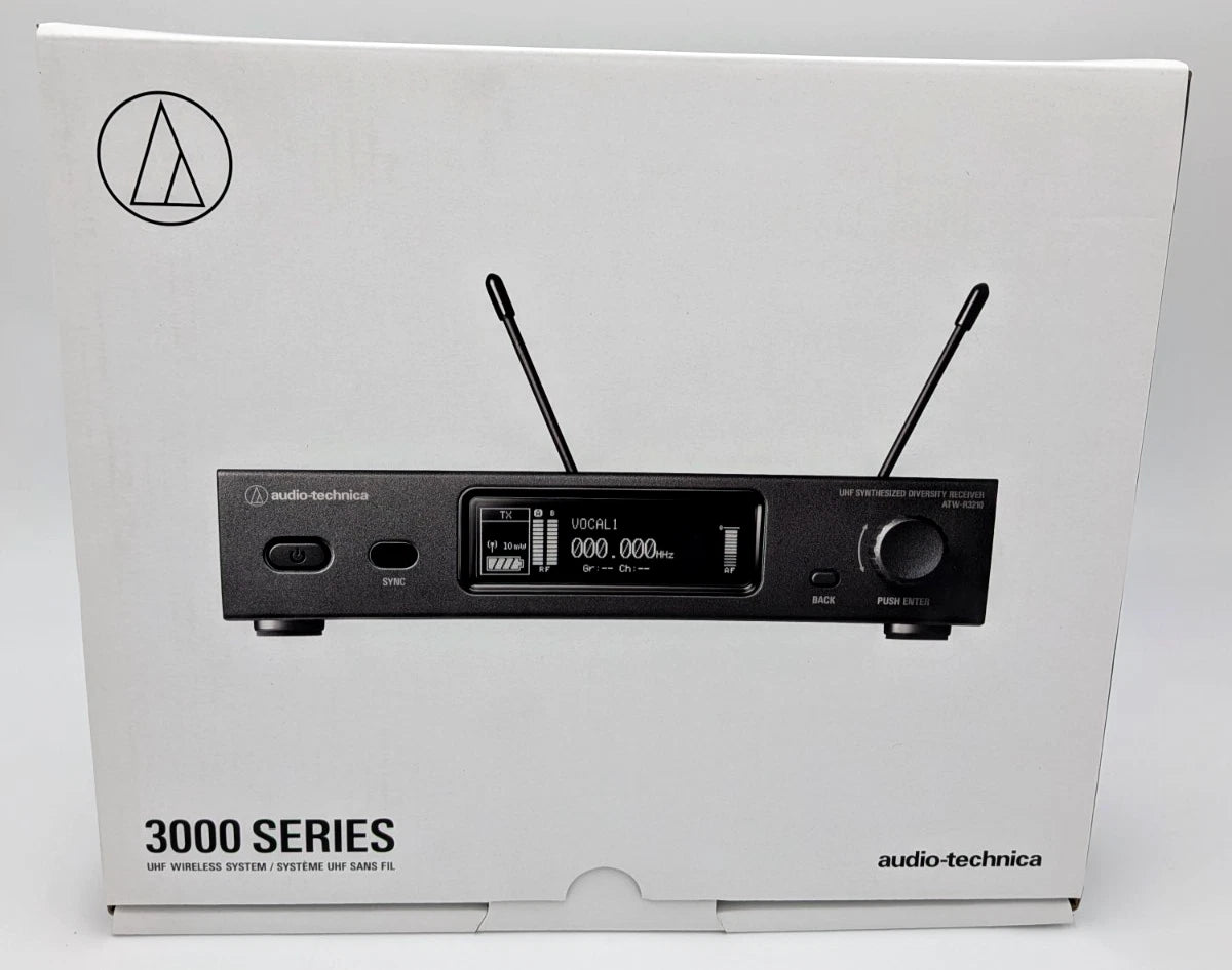 NEW Audio-Technica 3211/831EE1 3000 Series Wireless Lavalier Microphone System