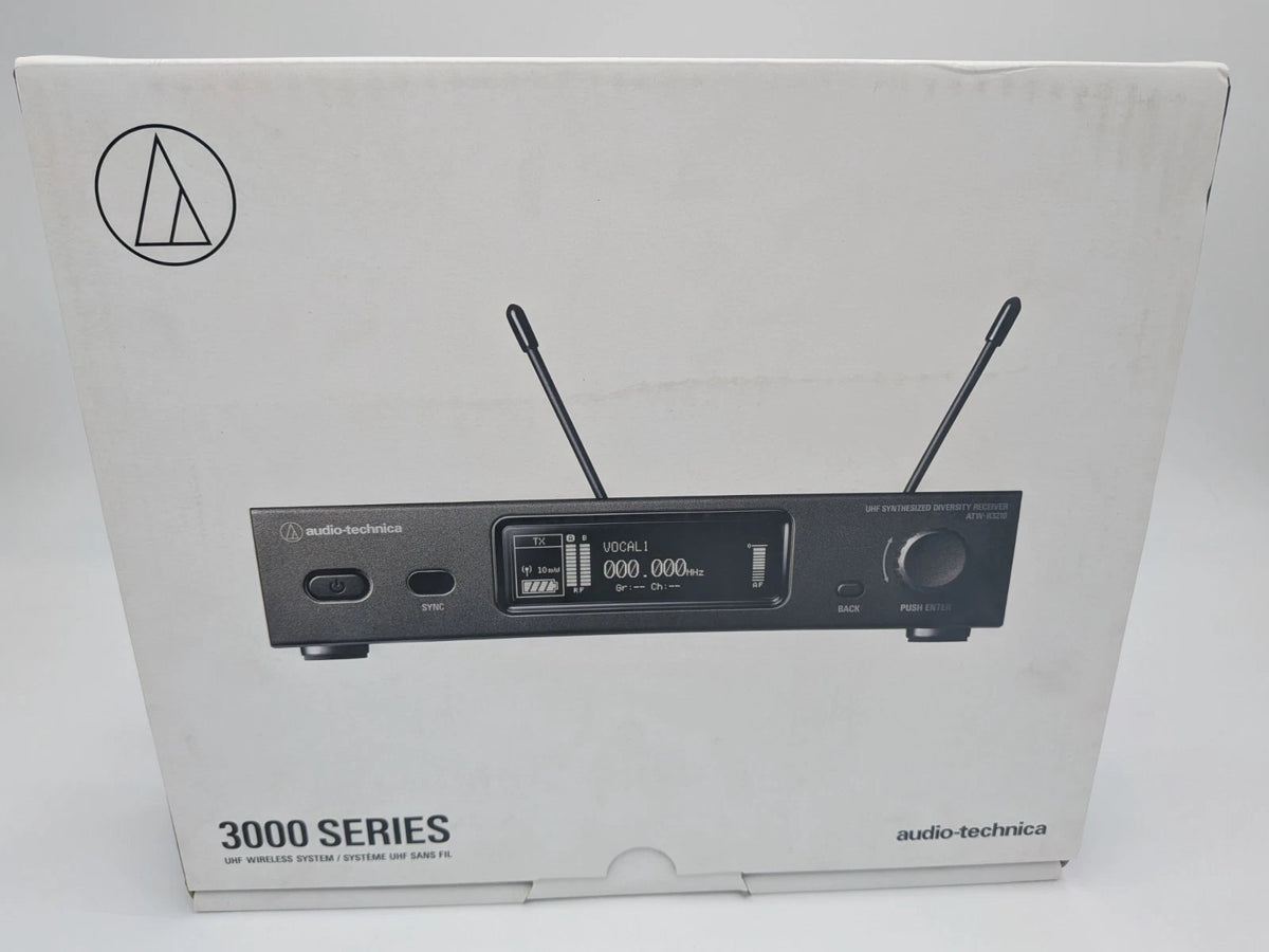 NEW - Audio-Technica ATW-3212/C510DE2 3000 Handheld Wireless Microphone System