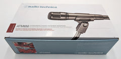 NEW - Audio-Technica ATM650 Hypercardioid Dynamic Instrument Microphone - Black