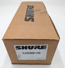 NEW Shure ULXD2/B58-V50 Digital Wireless Handheld Transmitter BETA58A - V50 Band