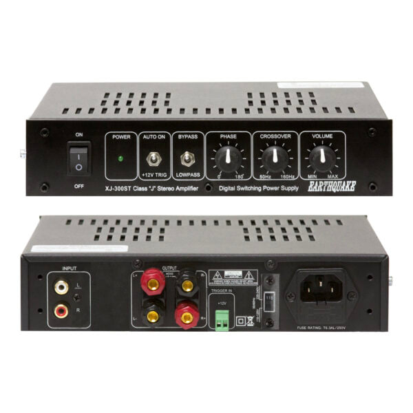 New Earthquake XJ-300ST 300W Stereo/Mono Class J Compact Power Amplifier