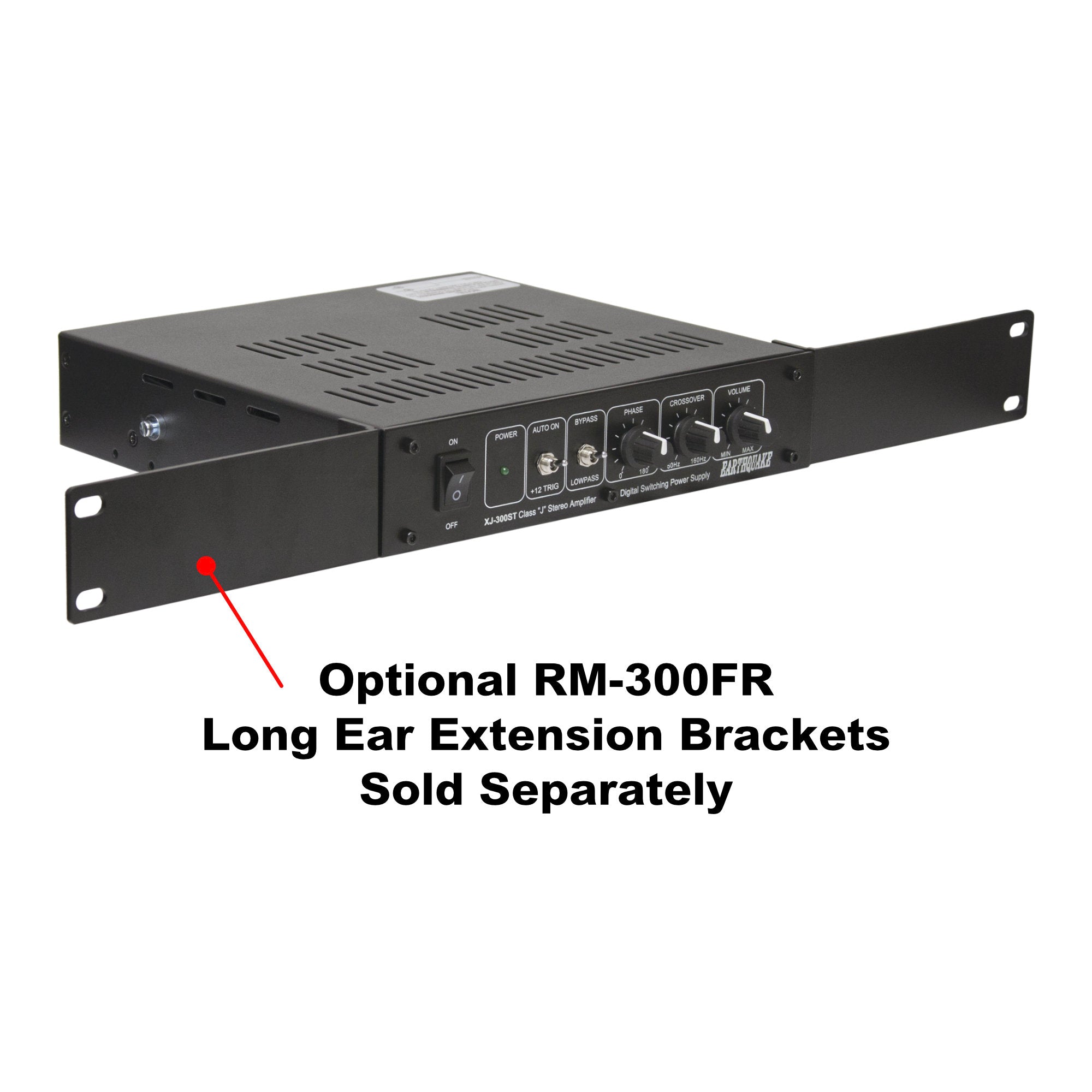 New Earthquake XJ-300ST 300W Stereo/Mono Class J Compact Power Amplifier